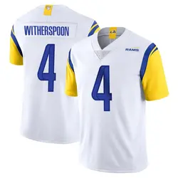 Nike Ahkello Witherspoon Los Angeles Rams Men's Limited White Vapor Untouchable Jersey