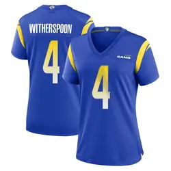 Nike Ahkello Witherspoon Los Angeles Rams Women's Game Royal Alternate Jersey