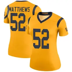 Los Angeles Rams Clay Matthews Vapor Untouchable Limited White Mens Jersey  in 2023