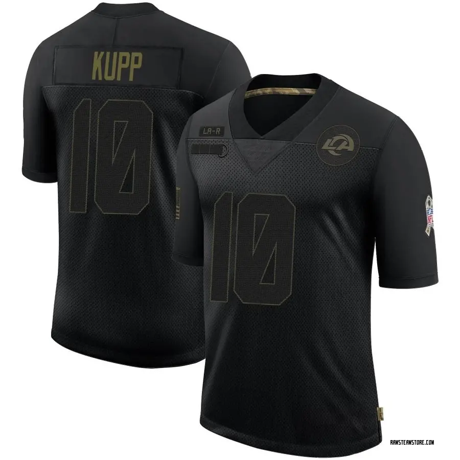 Nike Cooper Kupp Los Angeles Rams Men's Limited Black 2020 Salute To ...
