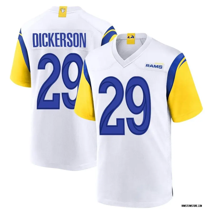 Eric Dickerson Autographed Los Angeles Rams XL White Jersey HOF BAS 21897 –  Denver Autographs