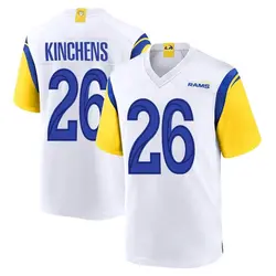 Nike Kamren Kinchens Los Angeles Rams Youth Game White Jersey